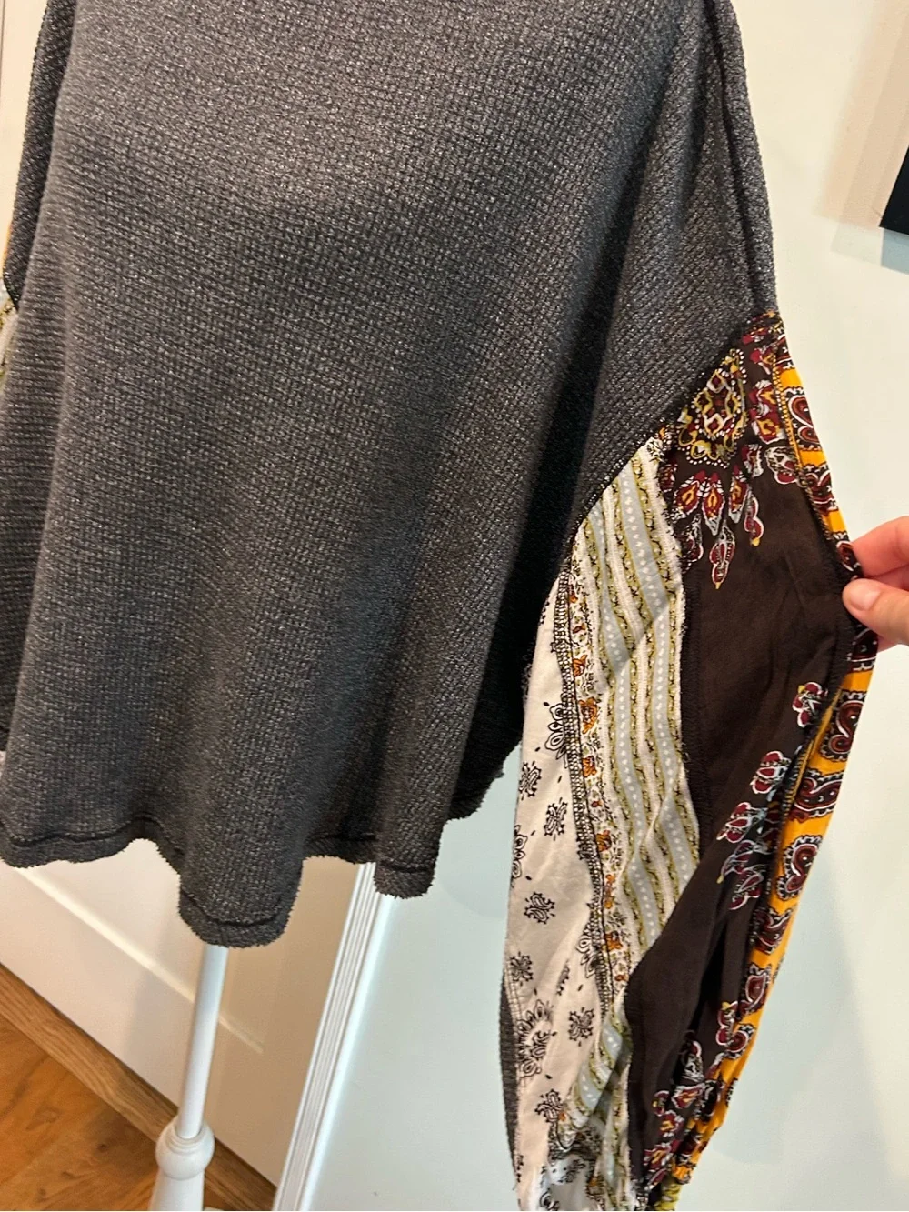 We The Free Blossom Oversized Thermal With Boho Sleeves